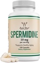 Spermidineの補足(99%のSpermidine 3HCLの10mg - 第三者はテストしました) 120のカプセル-100xに細胞の膜、Telomereの健康および二重木による老化のためのより多くの気熱のゲルムのエキスを過して下さい