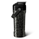 BrüMate MultiShakerブレンダーシェーカーボトル | 100% 耐摩耗性ステンレス鋼 | プレワークアウトとプロテインシェーカーボトル ジム用 | 26oz (オニキス ヒョウ)