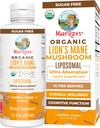 MaryRuth Organics Lions Mane Supplement | 超吸着剤 | フルスペクトラムライオンズマネキノコ | 200mg β-グルカン サービング | USDA オーガニック | ヴィーガン | 7.6 oz | 15 サービング