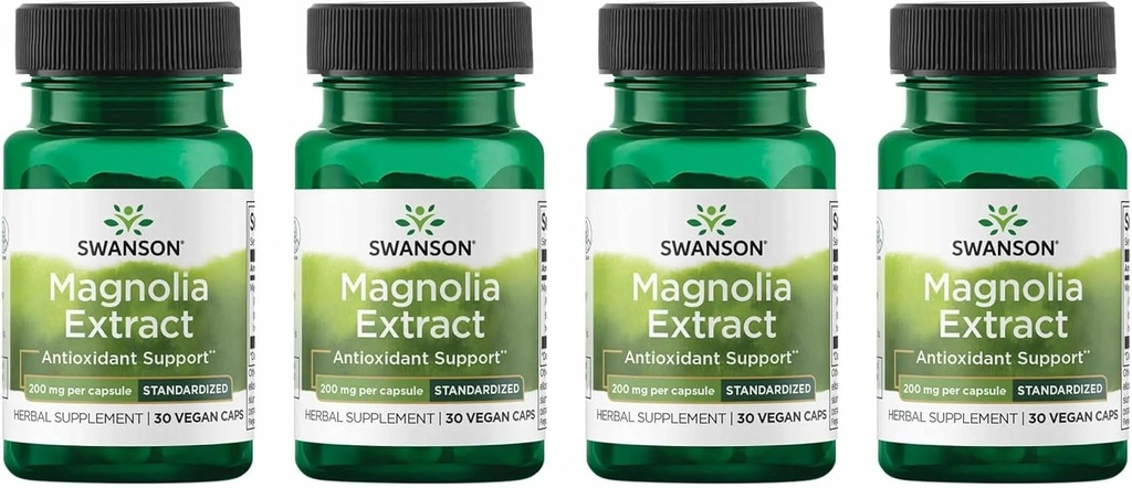 Swanson Magnolia Bark-Herbal の補足は伝統的に神経系及び消化器の健康サポートを促進するのに使用しました-月は呼吸器の健康及び圧力サポートを促進します(各30の野菜のカプセル、200mg) 4パック