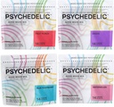 Psychedelic水よい気分の組合せ4の味の混合された束