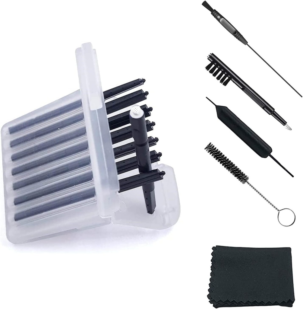 (4パック) 補聴器ワックスガードフィルター(32ユニット) 交換ワックスCerumen Stop Wax Traps for Phonak、Widex、Unitron、Resound - 5ピース 補聴器クリーニングキット 携帯用ケース付きアクセサリ