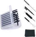 (4パック) 補聴器ワックスガードフィルター(32ユニット) 交換ワックスCerumen Stop Wax Traps for Phonak、Widex、Unitron、Resound - 5ピース 補聴器クリーニングキット 携帯用ケース付きアクセサリ