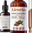 FabLab Licorice Root Extract - ハーブ免疫サポート - 消化の回復のためのGlycyrrhiza Glabraサプリメント - 非GMO(Licorice 2 Fl Oz)