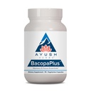 AyushハーブBacopaPlus - Bacopaサプリメント、メモリ&フォーカスのための有機Bacopa、Ginkgo、Gotu Kola、Ashwagandha - 90ベジタリアンカプセル(1カウント)と大人のための認知サポートピル