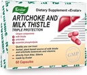 Evalar Milk Thistle Artichoke Herbs Siberian 60 Tabs