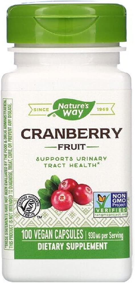 Nature's Wayクランベリーフルーツ、465 Mg、100キャップ