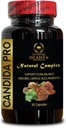 Candida PRO Complex - Candida Detox, caprylic Acid Combination, Candida Cleanse Natural, Wormwood, Reishi Mushroom - 1 Bottle 60 Capsules