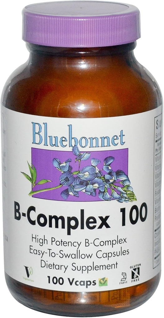 Bluebonnet - Bコンプレックス100mg - 100ベジーキャップ