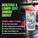ゲーマーは、GGエナジーレッドラズベリー(100サービング)- Keto Friendly Gaming EnergyとNootropic Blend, Sugar Free + Organic Caffeine + Vitamins, パウダードリンク