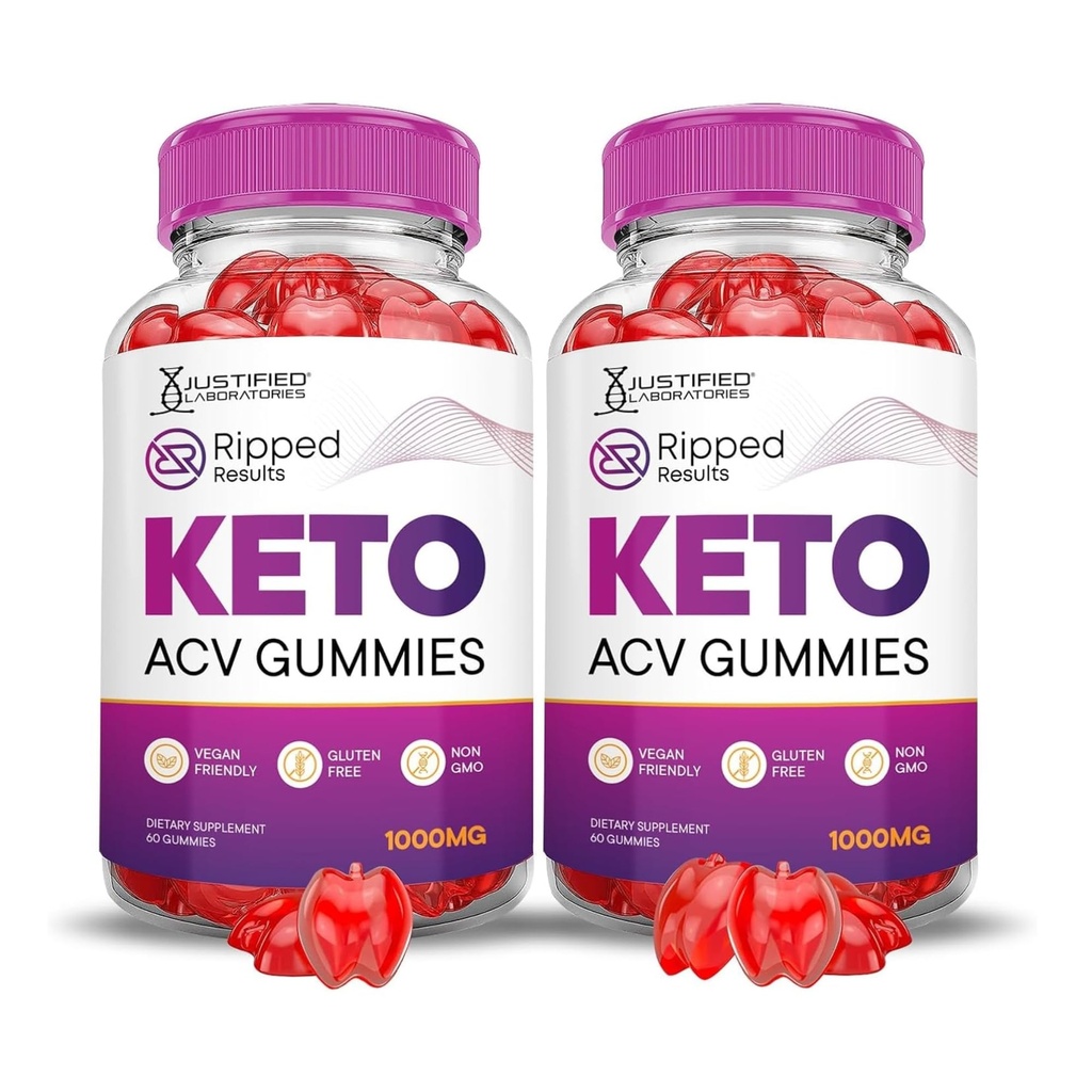 正当化研究所 (2 パックのリッピング結果 Keto ACV Gummies 高度な式 1000MG リッピング結果 Pomegranate ビート ジュース パウダー B12 ビーガン非 GMO 120 ガミー