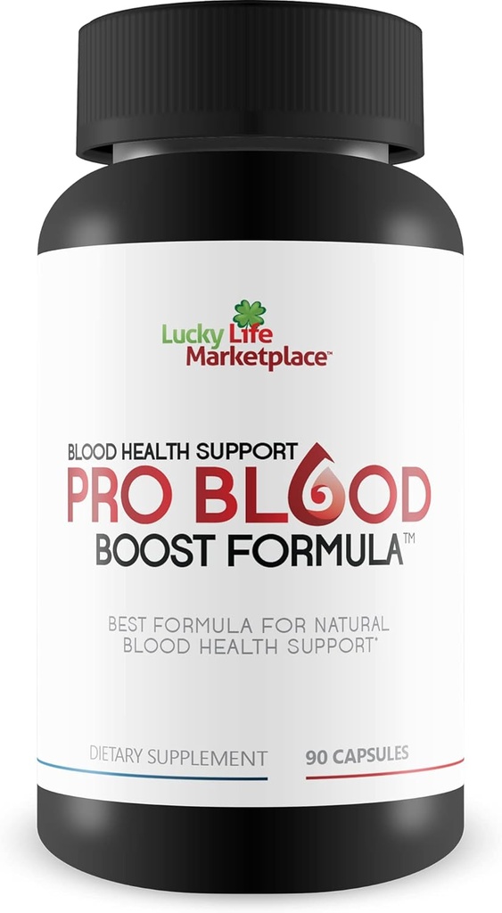 Blood Health Support Pro Blood Boost Formula - Blood Health Support Supplement - Our Best Formula for Natural Blood Health Support - Berberine, Cinnamon, Zinc - Promote Improved Blood Flow Naturally