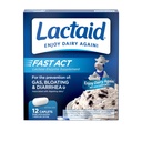 Lactaid の速い行為は Lactase の酵素が付いている不耐性の救助の小道具で、Lactose の感受性、旅行のための理想及び 1 カウントの 12 のパックを保護します