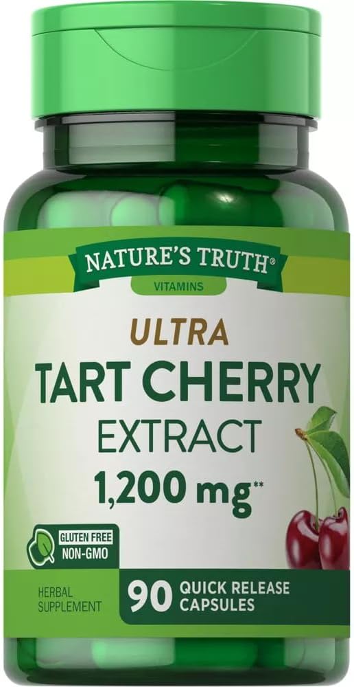 Nature's Truth Ultra Tartチェリー1200 mgの栄養補助食品クイックリリースカプセル - 90カラット、2のパック