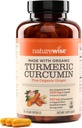 NatureWise Curcumin ターメリック 2250mg - 95% クルクミノids & BioPerine アドバンスト吸収のためのブラックペッパーエキス - 毎日の関節と免疫の健康サポート - ビーガン、非GMO、180 カウント[60 日の供給]