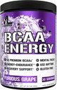 EVL BCAAs のアミノ酸の粉-筋肉回復のための BCAA のエネルギー前ワークアウトの粉Lean の成長および持久力-自然なカフェインが付いている再水化のポストのワークアウトの回復飲み物-furious Grape