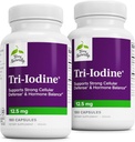 テリー自然にTri-Iodine - カリウムのIodide及びナトリウムのIodideのAidの甲状腺の健康 - Kelpからの分子IodineのAidsのホルモンのバランス-頭脳及びエネルギー サポート- 12.5mg、180のカプセル(2のパック)
