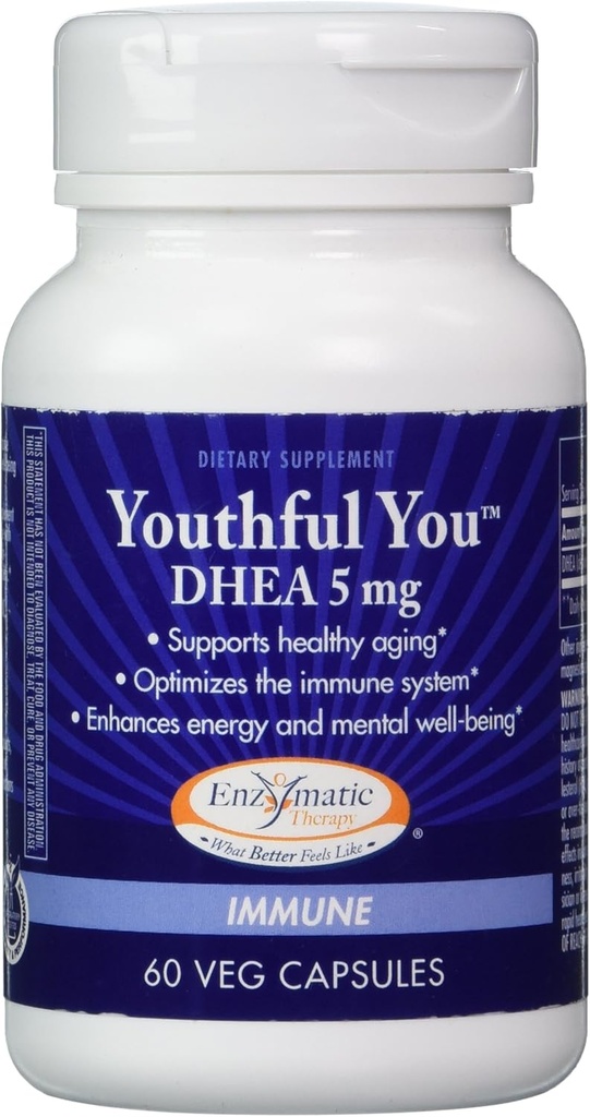 Enzymatic Therapy, Dhea 5mg, 60 Count