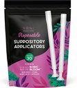 腟のSuppositoryのアプリケーター(30のパック) - 女性のための使い捨て可能なSuppositoriesのアプリケーター-すべての標準的なサイズのカプセル、丸薬及びタブレット-慰め及び容易なインサートのための柔らかい先端-個人的に包まれる