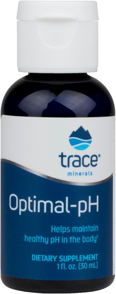 Trace Minerals Optimal-pH - 消化および免疫の健康のための濃縮されたイオンミネラルサプリメント - マグネシウム&ほう素と消化&pHサポートサプリメント - 1 fl oz(約120のサービング)