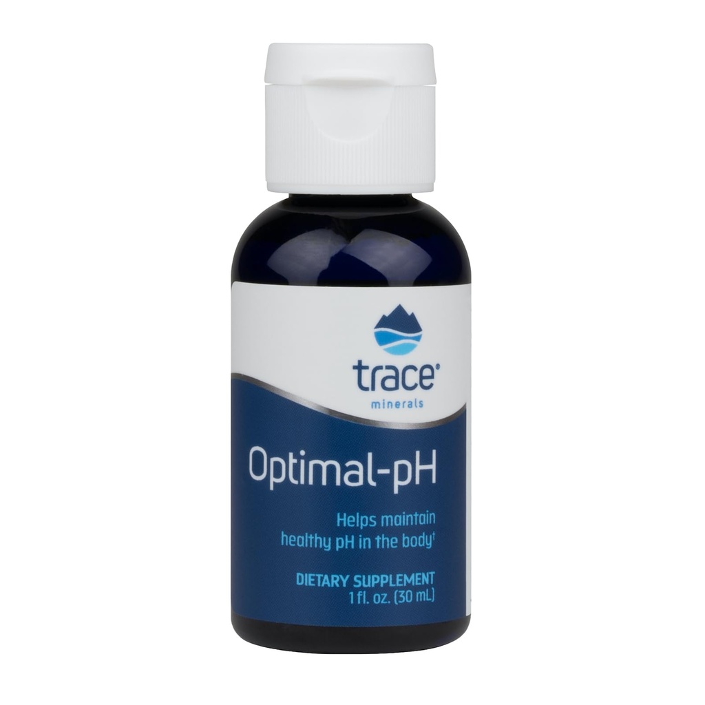 Trace Minerals Optimal-pH - 消化および免疫の健康のための濃縮されたイオンミネラルサプリメント - マグネシウム&ほう素と消化&pHサポートサプリメント - 1 fl oz(約120のサービング)