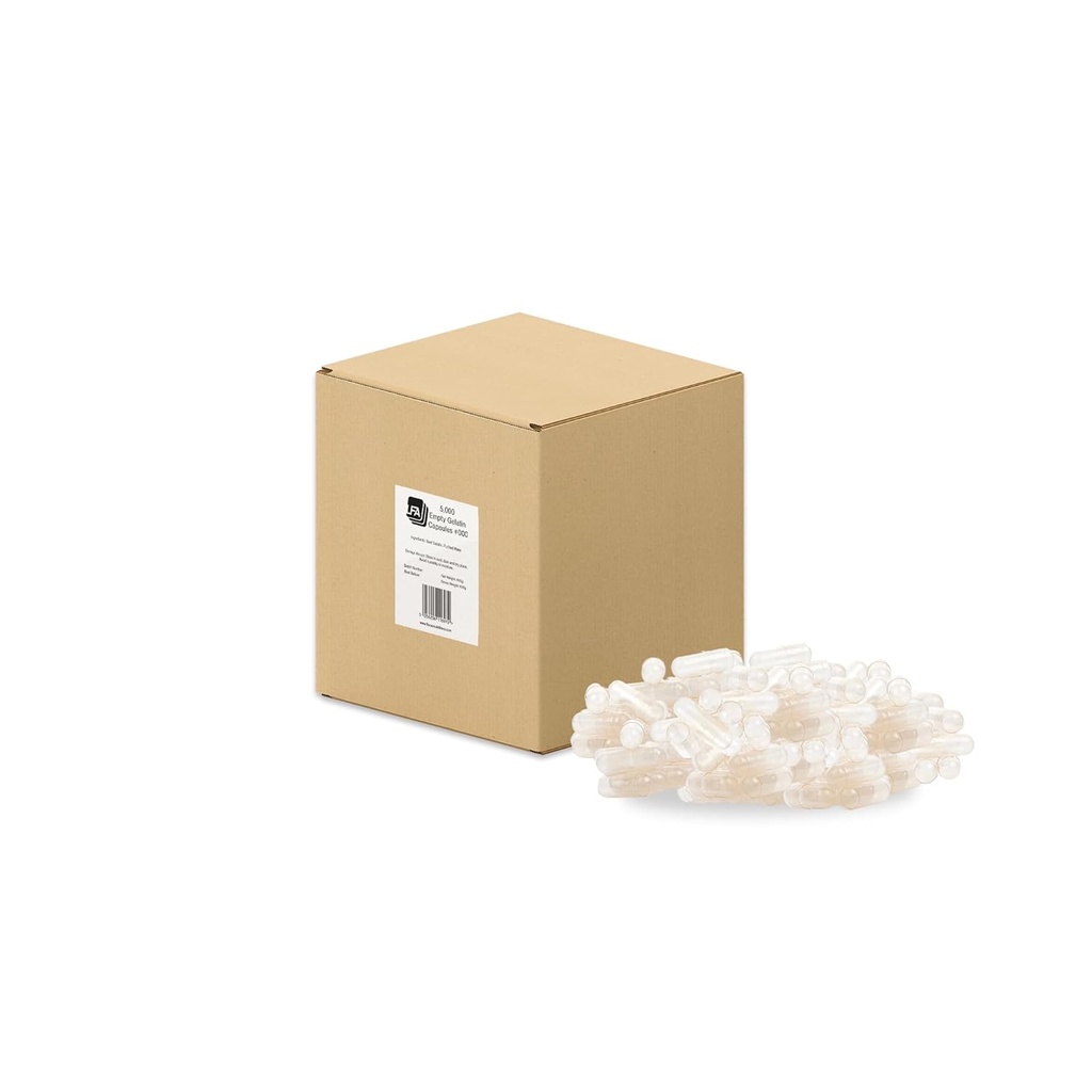 サイズ000の空のカプセル- 5000の計算のバルク ゼラチンのカプセルの空- 000の結合された満たされたカプセル-カプセルの満ちる機械のためのPillのカプセルの空-証明されたハラールのビーフのゲルの帽子