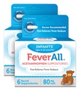 Feverall Infant Acetaminophenの坐骨6のRectalの坐骨80mg各痛みのReliever/Feverの減力剤。Parabenは、人工的な色か他の防腐剤放しません。 年齢 6〜36ヶ月。 価値3パック。