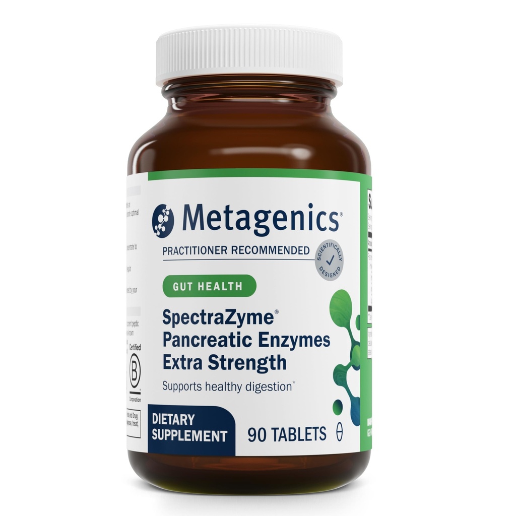 Metagenics SpectraZyme パンクレアチック酵素 余分な強さ - 消化器系サポートのための生体活性膵酵素* - 90 のサービング