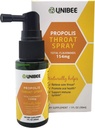 UNIBEE プロポリス 喉のスプレー(総フラボノイド154mg) - 痛みの軽減、経口健康増進、自然免疫サポート、アルコールフリー&水溶性プロポリス