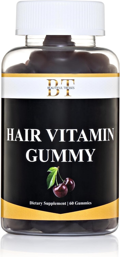 髪のビタミンGummy Healthier 髪, 皮膚 & 爪, 完全菜食主義者の & 植物ベースのグミー, 健康BIOTIN, 60 グミ
