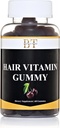 Hair Vitamin Gummy Healthier Hair, Skin & Nails, Vegan & Plant Based Gummies, CHEWABLE BIOTIN, 60 Gummies