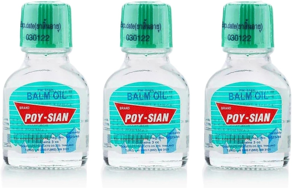 POY-SIANのタイのPIM-Saenのバルム オイル3ml (3のパック)