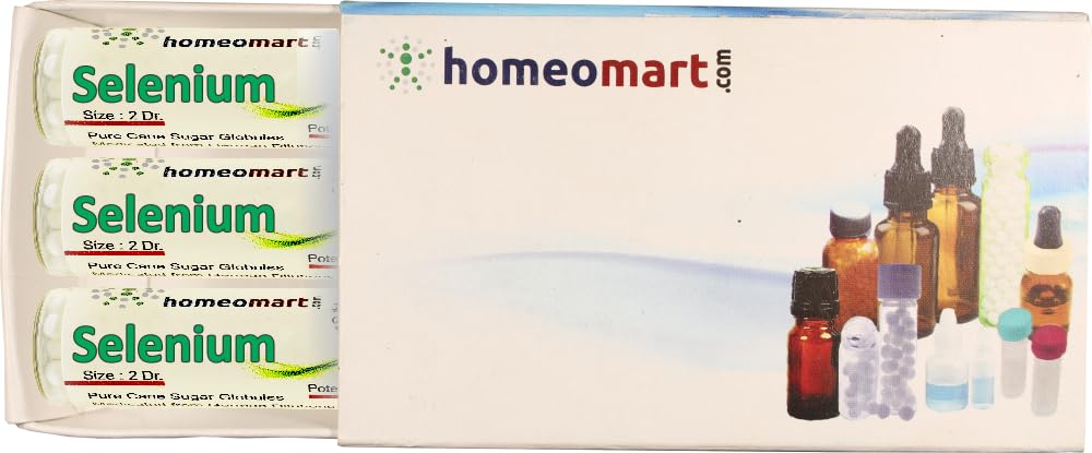 Homeomart.com Selenium Homeopathy Pellets (Pills) に 200C 効力パック 3