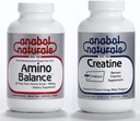 Anabolの自然エネルギー積み重ね:アミノのバランス100グラムの純粋な粉及びCreapureのクレアチン100グラムの純粋な粉