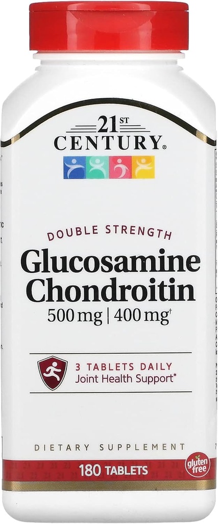 21st Century GLUCOSAMINE&CHONDROITIN ダブルストレッチ 180 TABS