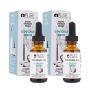 純粋な発明 - ココナッツ水注入ドロップ - ドリンク&ウォーターエンハンサー - 電解液なし - 砂糖、カロリー、人工甘味料 - 30 サービング - 1oz - 2 パック