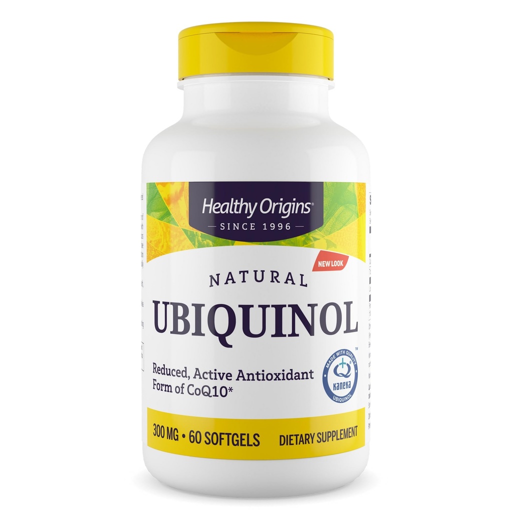 健康な起源のUbiquinol (CoQ10の活動的な形態)、300のmg -中心の健康及び酸化防止サポートのためのKaneka Ubiquinolの補足-グルテンフリー及び非GMOの補足- 60のSoftgels