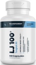 トランスペアレントラボLJ100 - Eurycoma Longifolia Tongkat Ali Extract 100mgカプセルは、リーンボディマス、強度、およびパフォーマンスの強化 - 60カウント