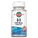 KALのビタミンD3 5000 IU 125のmcg、高い効力のビタミンDのChewables、カルシウム吸収、骨の健康および免疫サポート補足、自然なペパーミントの味、60日の保証、60のサービング、60の咀嚼