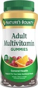 Nature's Bounty 大人 Multivitamin Gummies、ビタミンの補足、毎日の栄養の必要性、オレンジ、チェリーおよびブドウの味、75のガミー