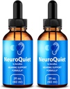 NutraRize (2 パック NeuroQuiet ドロップ – 自然と公式の補聴器サポート フォーミュラ, 耳のウェルネスを維持するのに役立ちますクリーンな成分, プレミアムゴタス レビュー (60 サービング)
