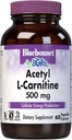 BlueBonnet Acetyl L-Carnitine 500 mg Vitamin Capsules, 60 Count