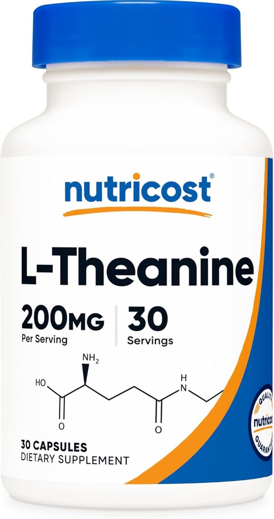 Nutricost L-Theanine 200mg, 30 Capsules