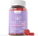 SaffronはGmmies 100mg - 100%のマグネシウムのGlycinate、L-Theanine、Turmeric、Ashwagandha、Mood及び力、酸化防止、Vitality - 60の計算のためのPure Saffronのエキスを補います