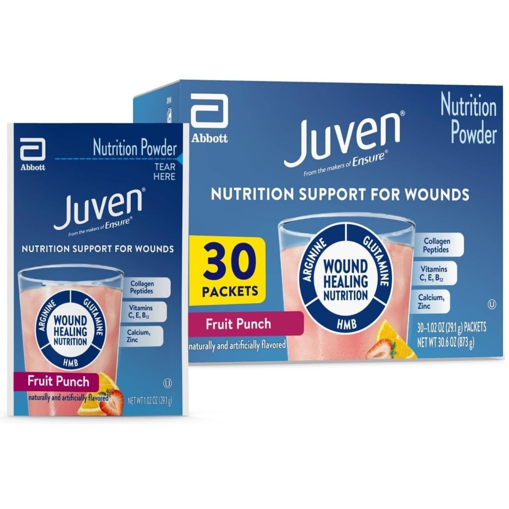 MedlineのJuvenの粉の栄養物の補足(フルーツ パンチ、包装:30EachCarton)