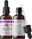 Mulleinのチンキのエキス、有機のMullein (Verbascumのdensiflorum)は冷たい出版物された野菜グリセリン670の葉の草の補足を乾燥しました