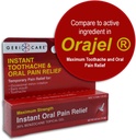GeriCareのBenzocaine 20%の最高の強さの歯痛及び口頭即刻の痛みの救助のゲル0.5のoz。歯痛、ガムの苛立ち、感受性及び口の傷のための速い行為のNumbingの痛みの処置、(パッケージ1)