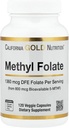 Lake Avenue Methyl Folate, 800 mcg, 120 Veggie Capsules, Nutrition