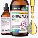 BIO KRAUTER Astragalus Tincture - 免疫サポートのためのAstragalus Root抽出物 - アルコールと砂糖無料 - 高吸収 - ビーガンドロップ 4 Fl.Oz.