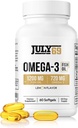 Omega 3 魚油 - 1200 MG の魚油、720 MG オメガ 3 のレモン味、60 の Softgels の強さ及び健康、高い効力、女性及び人のサポートのための自然な EPA DHA の Softgels